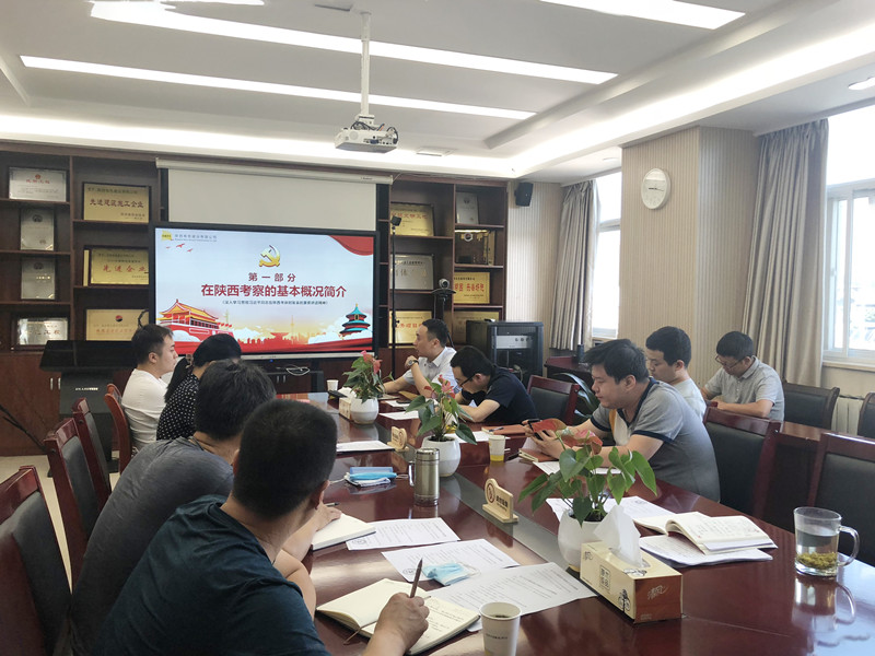 “奮力譜寫新時代、追趕超越新篇章”——公司第四黨支部學(xué)習(xí)貫徹落實“習(xí)近平總書記來陜考察重要講話精神”  